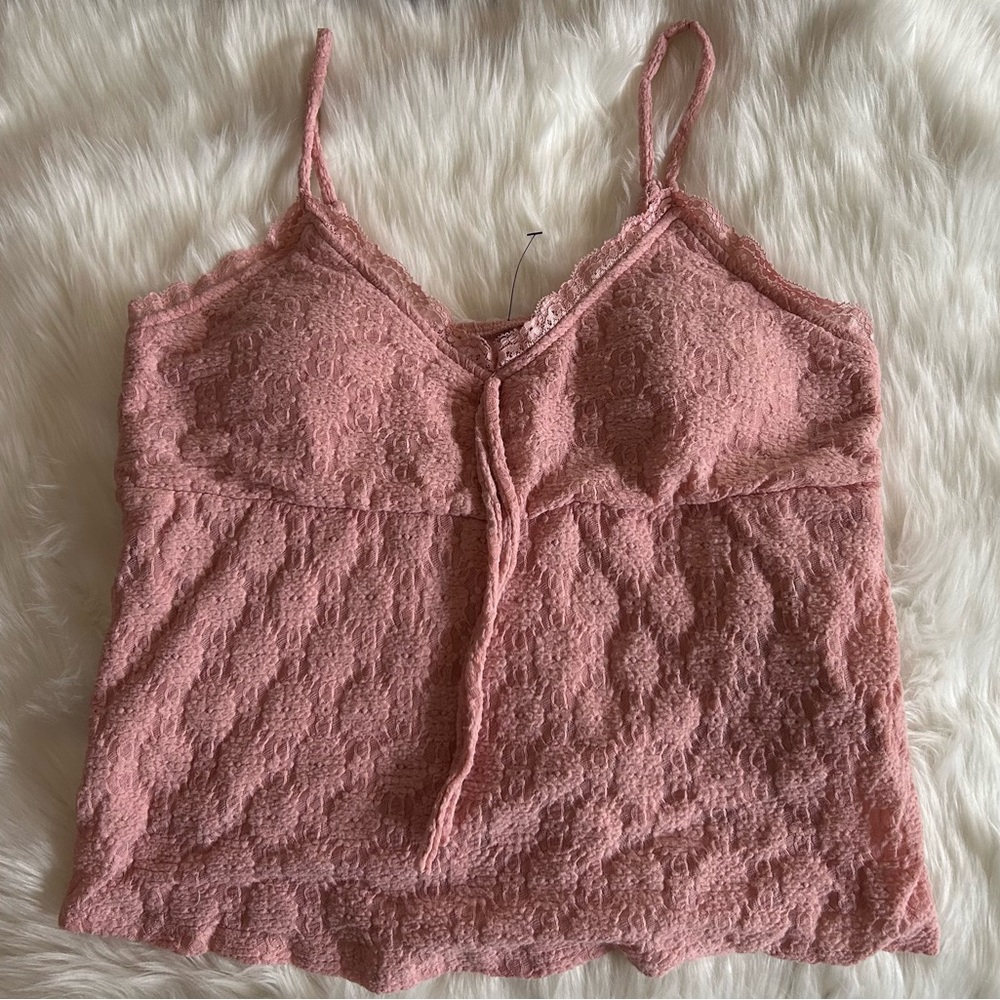 Pink Lace Women’s Top